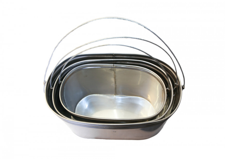 Котел Век с крышкой 6л овальный