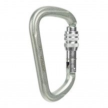 Карабин стальной люкс с муфтой, keylock, Вертикаль