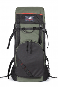 Рюкзак туристический Турист Лайт 1, ПВХ 600, олива/черный, 120 л, ТАЙФ